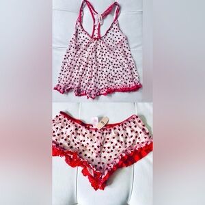 Victoria’s Secret Sexy Sheer Heart Pattern Night Shorts♥️ Size S/Petite
